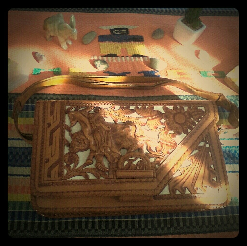 Stunning Vintage handmade in Mexico purse